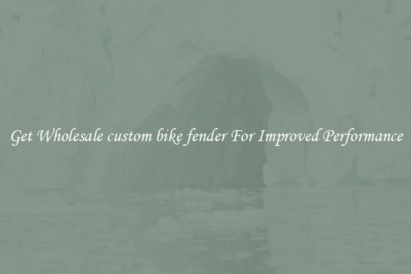 Get Wholesale custom bike fender For Improved Performance