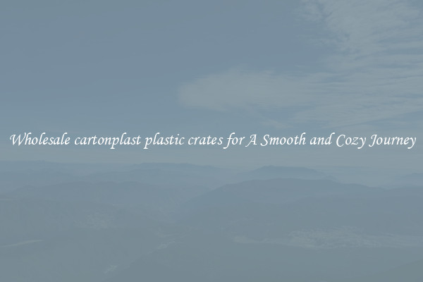 Wholesale cartonplast plastic crates for A Smooth and Cozy Journey