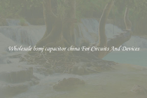 Wholesale bsmj capacitor china For Circuits And Devices