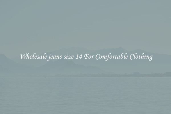 Wholesale jeans size 14 For Comfortable Clothing