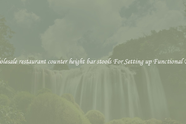 Wholesale restaurant counter height bar stools For Setting up Functional Bars