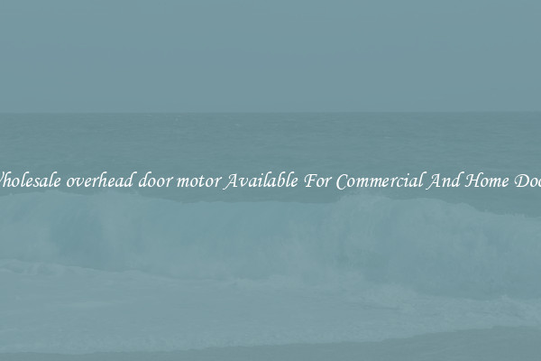 Wholesale overhead door motor Available For Commercial And Home Doors
